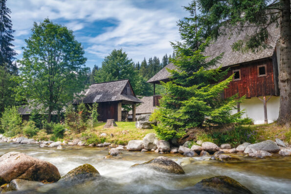 Zuberec is a village in northern Slovakia and a popular tourist center at the foothills of the Western Tatras.