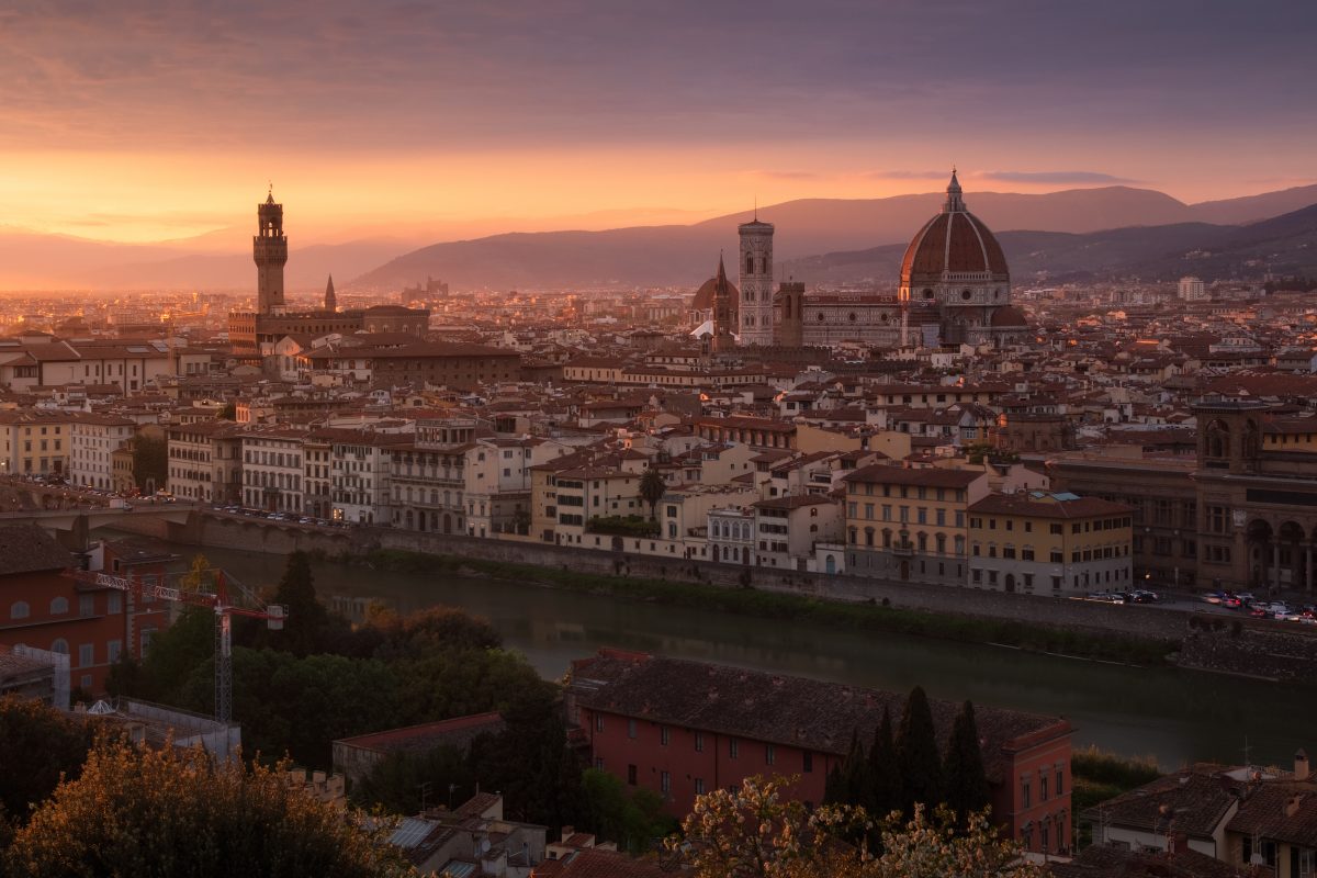 Historical and romantic Firenze